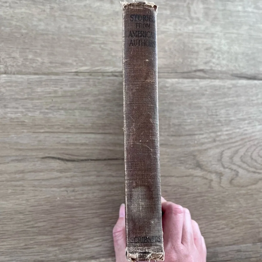 Antique 1914 Book STORIES from AMERICAN AUTHORS (First-Year High School ENGLISH)